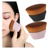 Brocha Facial Kabuki Plana Maquillaje Base Corrector Polvo