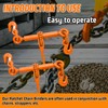 SENKEYFE Ratchet Binder 1/4''- 5/16'', Load Binder with G70 Grab