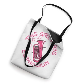This Girl Plays Euphonium, Female Euphoniumist Brass Player Tote Bag
