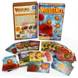 Virulence: An Infectious Virus Card Game - Educational Bidding Game for Kids 8+ - Perfect Biology Board Game for Kids, Teens, and Adults - Medical Science Gifts for Nurses, Doctors, Teachers