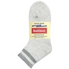 Health Knit Men's Quarter Socks, 3P Cotton, Relaxed Fit, Thick,