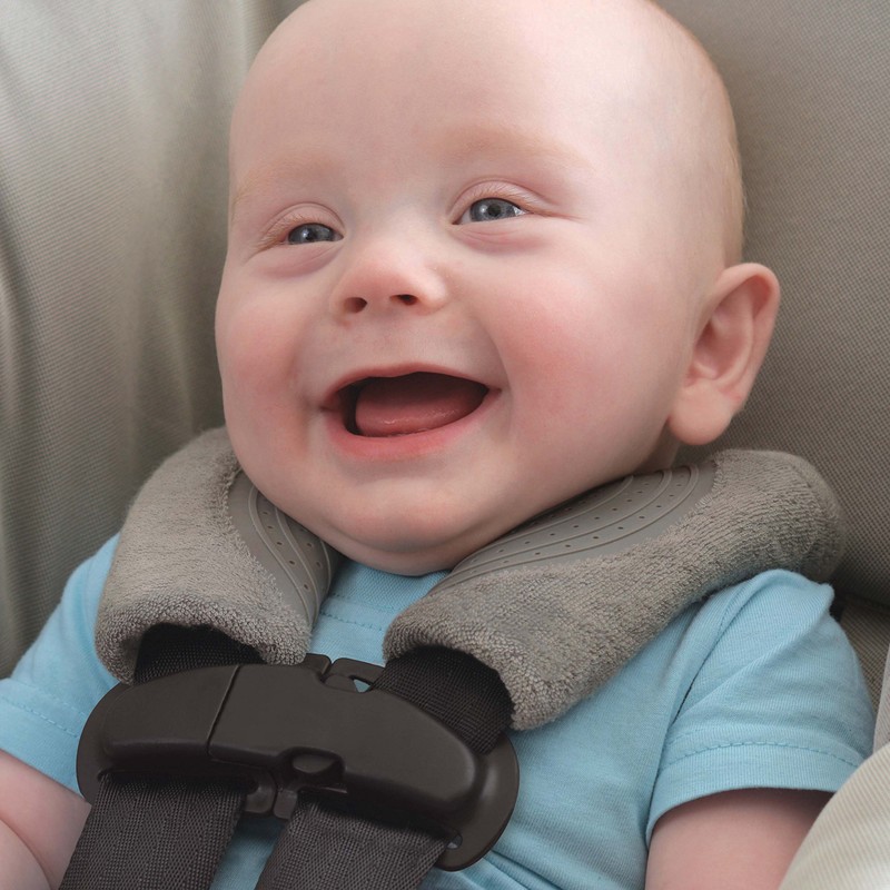 Travel Bug Baby 2 Piece Car Seat Strap Cover Teether