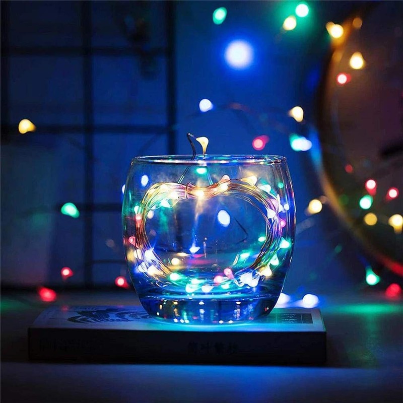 String Lights, Waterproof LED String Lights,2 Pack 20ft 60 LED