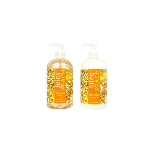 Greenwich Bay Trading Company Botanical Collection: Juicy Peach (Lotion & Hand Soap)