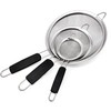 Makerstep Fine Mesh Strainer Set of 3, Stainless Steel 3.38",