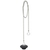 Kakudai W-Type Bath Rubber Stopper with Chain 650mm, Upper Edge