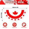 6 x 3 FT Flat Canada Flag Bunting – No-Pleat