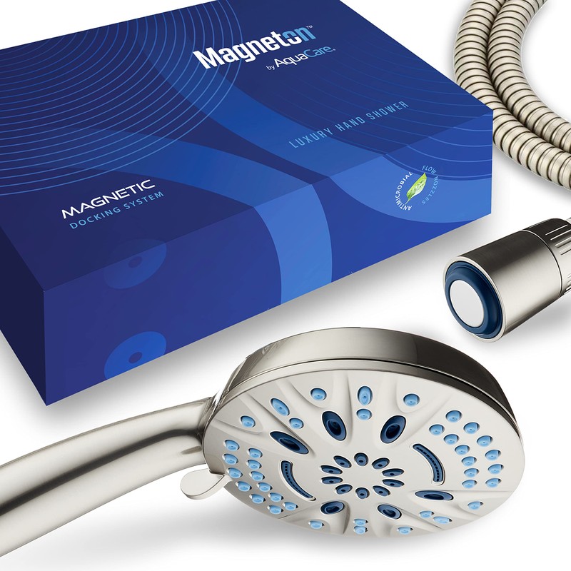 AquaCare Magneton High-Pressure 8-mode Handheld Shower Head with Magnetic Guidance