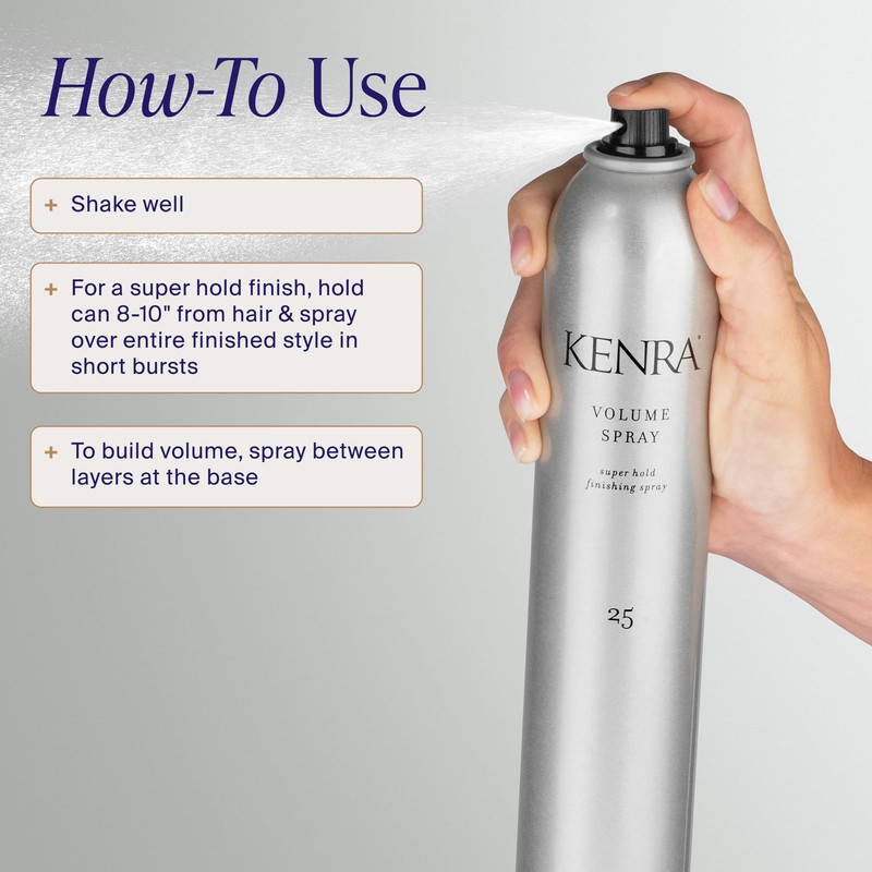 Kenra Professional Volume Spray 25 50% | Super Hold Finishing