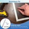 Ceoighe 8 Pack Window Screen Plunger Latches with Caps, 5/32"