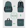 Waterfly 20L Foldable Backpack Daypack: Packable Travel Backpack Folding Rucksack