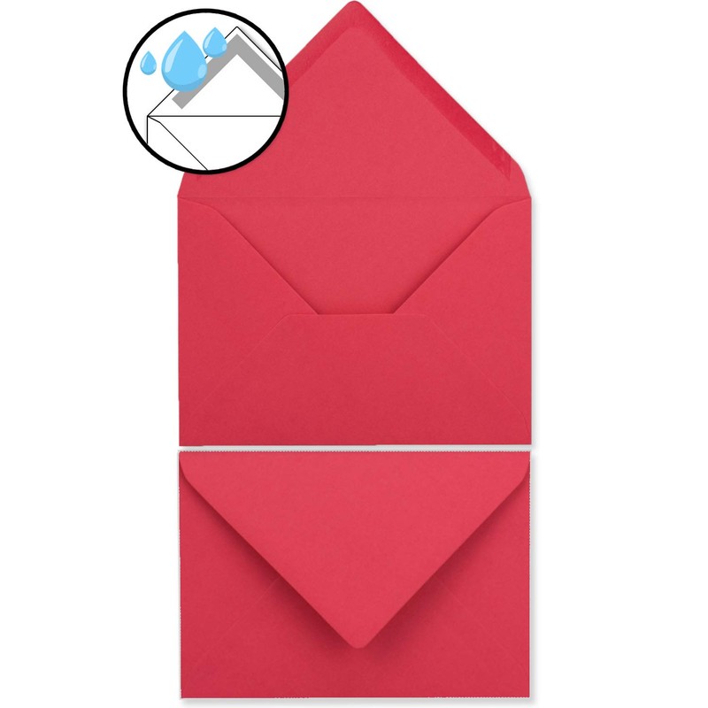 25 Letter Paper Sets DIN A5 - in White with