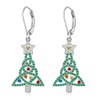 Celtic Christmas Tree Earrings Christmas Earrings Women Dangle Xmas S925