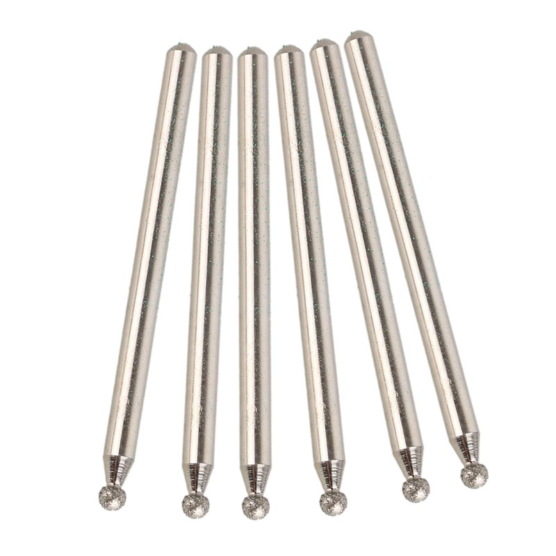 Mxfans 30pcs Diamond Glass Burr Bits Drill Carving Rotary Tool