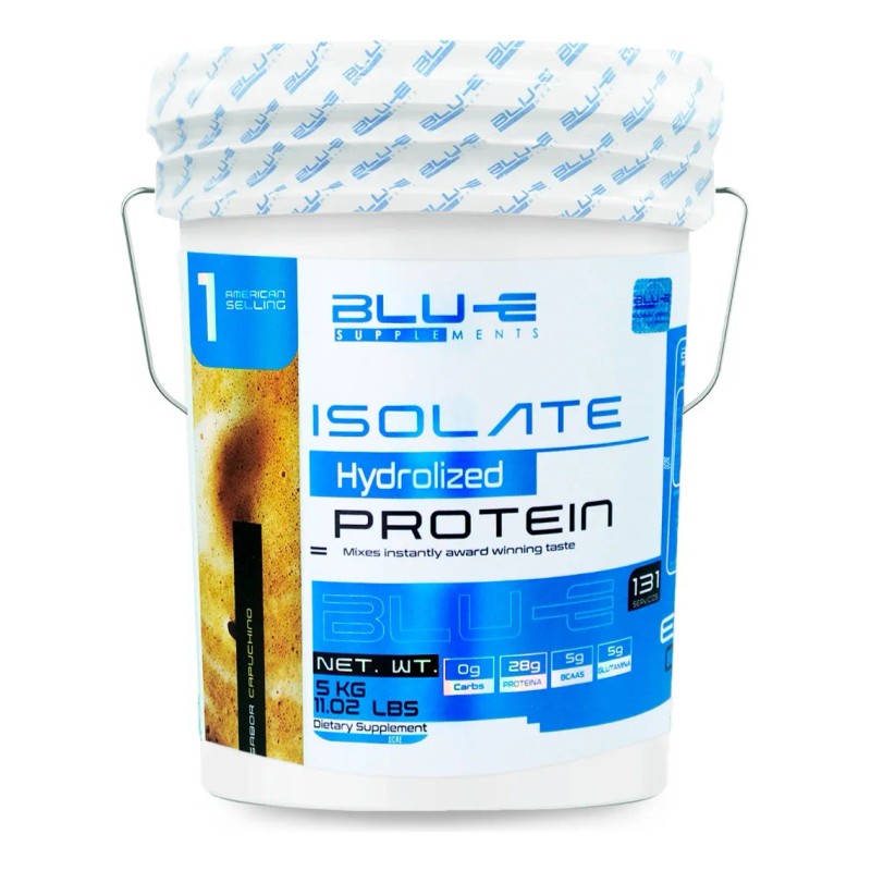 Proteína Whey Isolate Blu-e 5kg + Glúteo Peptona Dinasty