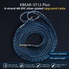 keephifi KBEAR ST12 Plus 2Meters Black IEM Cable 3.5MM 2PIN