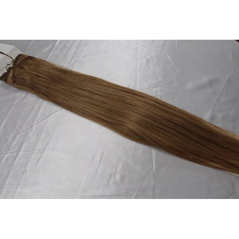 Remy Glamm Cortinas Cabello Clip On 100% Natural Humanas Remy