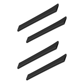 SAUCER Replacement Earsocks Temple Sleeve for Oakley Jawbone Racing Jacket Sunglass - Black + Black