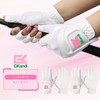 Golf Gloves for Women Both Hands Natural Lambskin and Microfiber