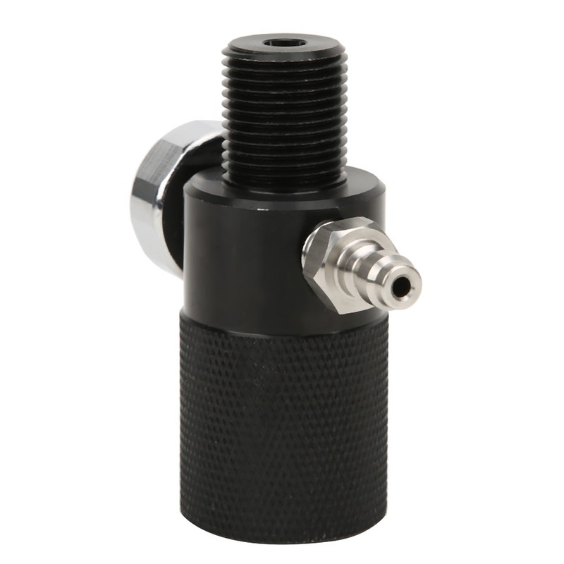 Air Filling Station Adapter with Pressure Gauge 40mpa 8mm/0.3in Male