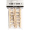 Ladder, size 10x3,5 cm, pine, 6 pcs