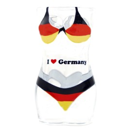 Germany Flag Full Body Bikini 3D Shot Glass