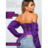Kaei&Shi Long Sleeve Corset Tops,Off The Shoulder Overbust Corsets Top,Women