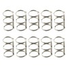 FSSTUD 10 Pcs 3 Ring Metal Loose Leaf Binders Book