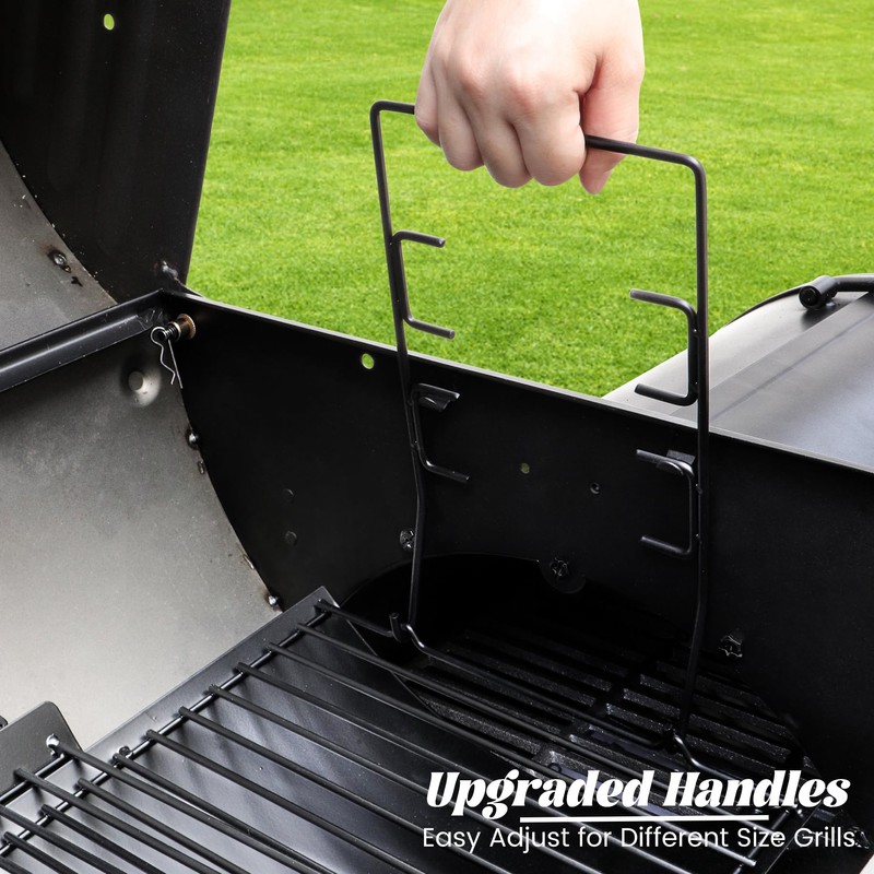Adjustable Ash Pan for Chargriller Charbroil Grill Charcoal Tray Metal