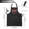 COWEB Baking Spirits Bright Christmas Aprons for Women with Pockets,