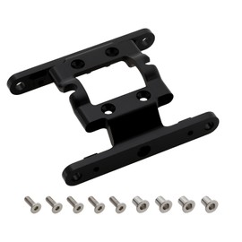 eMagTech 1Set Black Coating Transmission Metal Anti-Skid Plate Kit Compatible with Crawler FCX18 1/18 RC (FCX18-05)