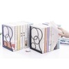 Adjustable Bookends Metal Book Ends for Heavy Book Holder Heavy