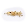Pack of 100 Mini Wood Screws DIN 97 (Countersunk Head