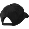 Trendy Apparel Shop Chinese Character Strong Embroidered Cap - Black