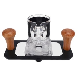Woodworking Trimmer Router Base, Trimming Machine Base with Transparent Cover, Carving Milling Bases for Engraving Machines, Power Tool Accessories