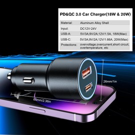 MAGJIEYX For Magsafe Car Mount, Wireless Car Charger