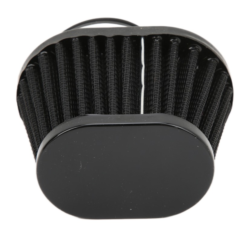 51mm/2in Motorcycle Air Filter ClampOn Dustproof Rubber Black Replacement for