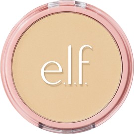 e.l.f. Filtro de polvo Halo Glow en polvo, de acabado prensado, cobertura construible, refina la imagen de poro, con soplo de terciopelo y espejo, vegano y última intervensión de