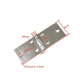 GEFONG Folding Table Flip Hinge 270 Degree for Table Flaps or Cabinet Door Front Flaps 150x50mm Pack of 4 Pieces