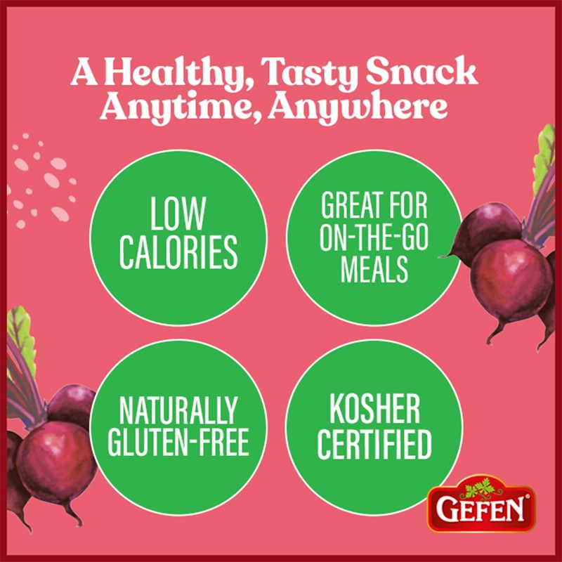 Gefen Red Beets, Whole, Peeled, Cooked & Ready to Eat,