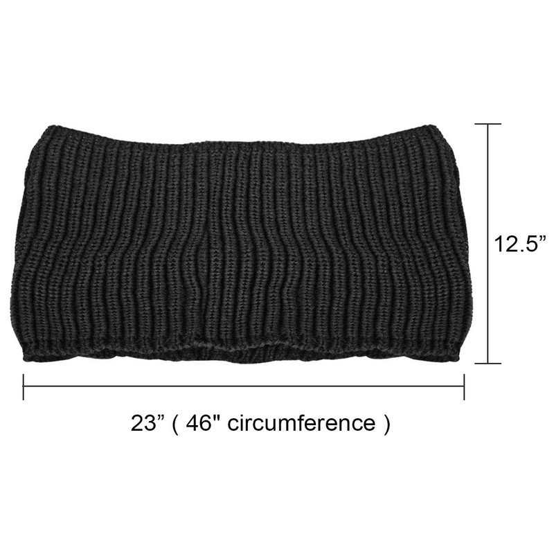 Wrapables Thick Knitted Winter Warm Infinity Scarf - Grey_1