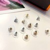 RICISUNG Piercing Catch, No Falling, 60 Pieces (30 Pairs) Anti-Down