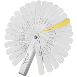 Spark Plug Gap Tool - 32 Blade Recision Feeler Gauge Set Filler Gauge for Machinist Tools for Spark Plug Tester Thickness Gauge Valve Clearance