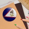 American Samoa US Territory Flag Puffy Bubble Dome Scrapbooking Crafting