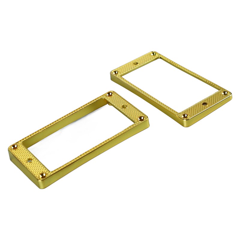 2PCS Guitar Pickup Frame Metal Bridge and Neck Pickups Cover