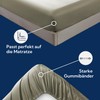 MILDLY Fitted Sheet 90 x 190 cm Satin, 100% Long