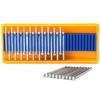 JINGLING Diamond Grinding Bits 5mm 3/16" Round Ball Tipped Burrs