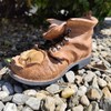 Vivid Arts Mouse in Boot Planter Indoor Outdoor Garden Decor