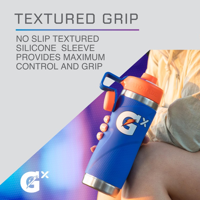 Gatorade Gx Stainless Steel Bottle, 32oz