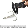 Treble Hooks Strong Large Format Fishing Hooks Sea Fishing Saltwater